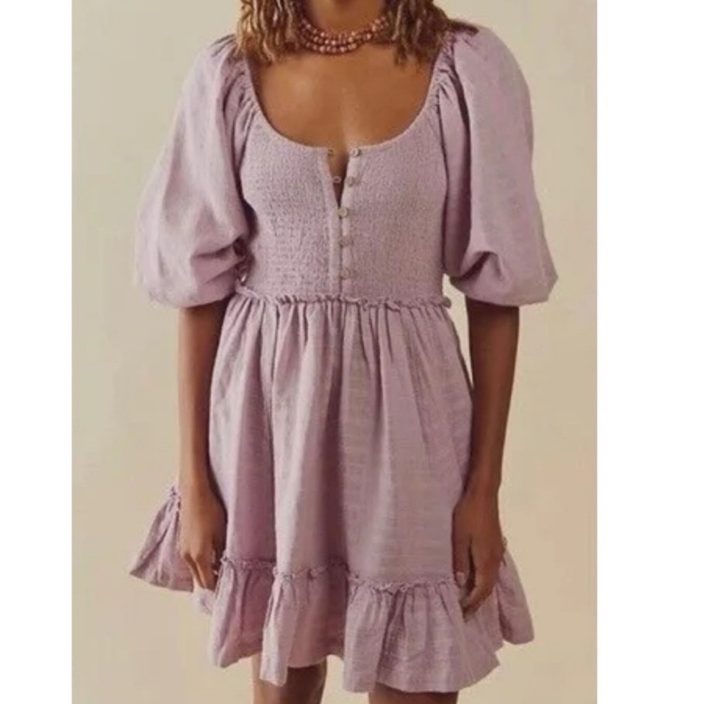 Free People Lavender Casual Dress